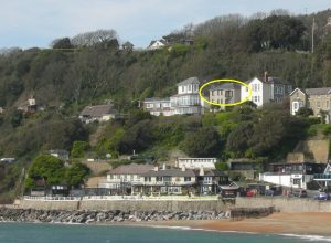 Location of Beach View Apartment - Self Catering Isle of Wight