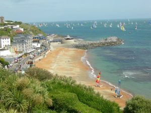 The view from Beach View Apartment Ventnor