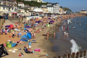 Ventnor Beach is ideal for families