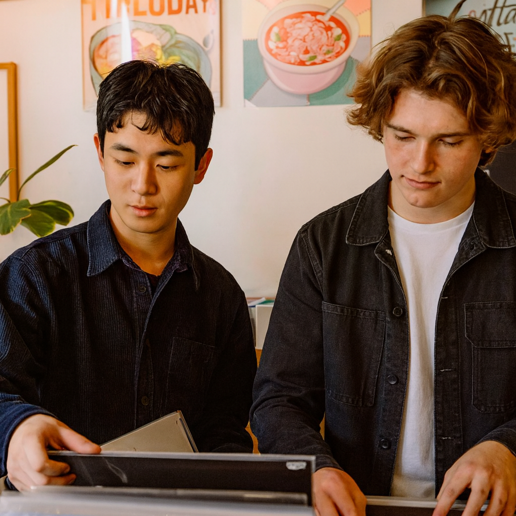 browsing vinyl